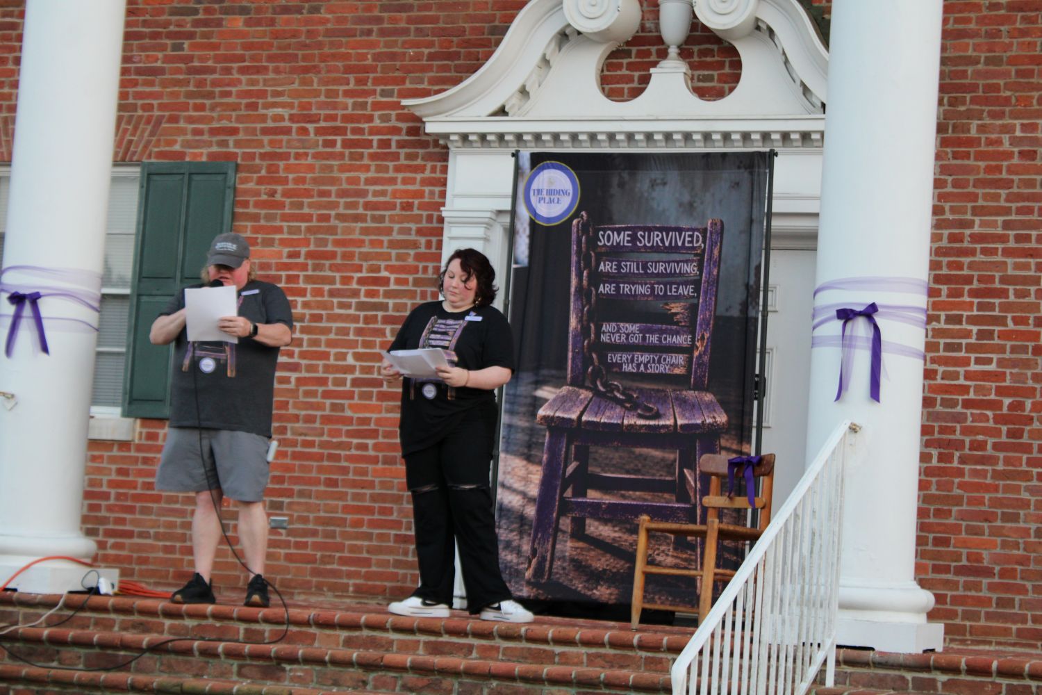 The Hiding Place's Co-Executive Directors Jennifer Pace and Breann Griffin (Photo by Karen Brewer, The Pickens County Chronicle)