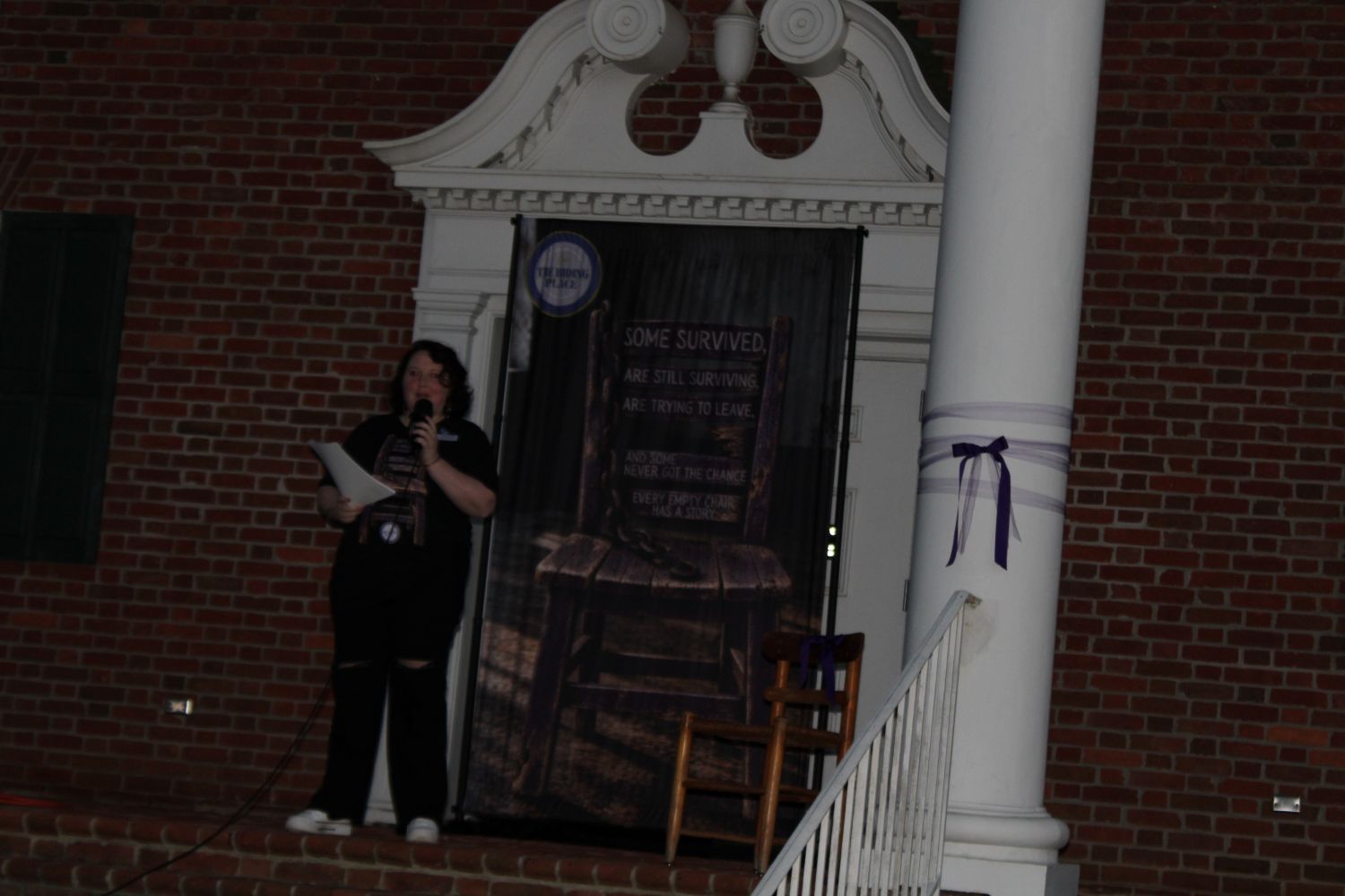 The Hiding Place's Co-Executive Director Breann Griffin (Photo by Karen Brewer, The Pickens County Chronicle)
