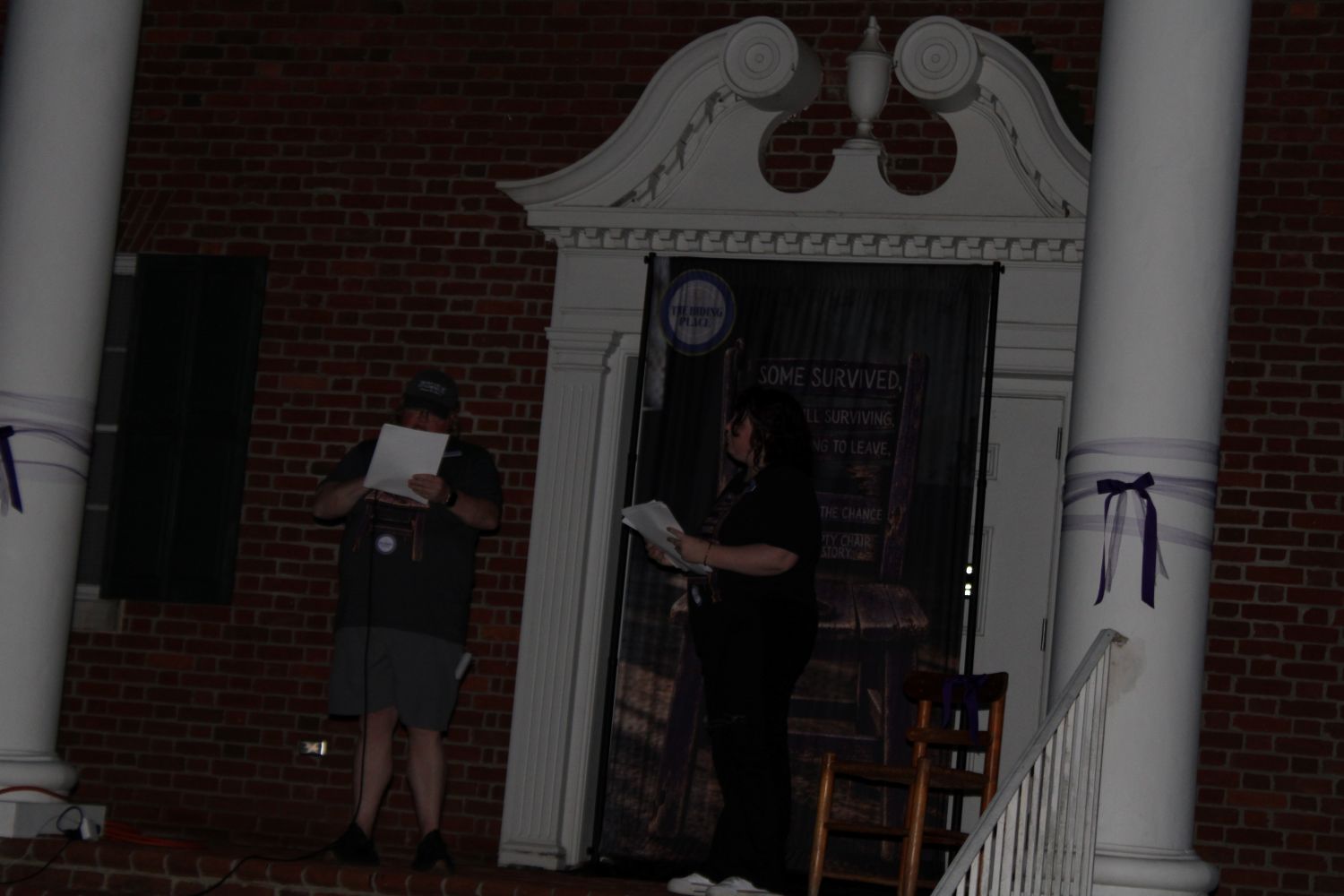 The Hiding Place's Co-Executive Directors Jennifer Pace and Breann Griffin (Photo by Karen Brewer, The Pickens County Chronicle)
